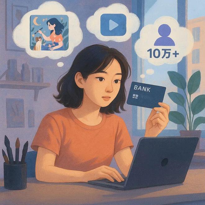 秒贷款！华为全栈AI加速让银行及时看见pg电子平台靠10万+粉丝北漂插画师(图3)